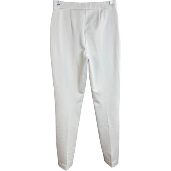 Tailored by Susan Graver Smart Ponte Slim Leg Trouser Pale Stone X-Small NWOT - Picture 2 of 12